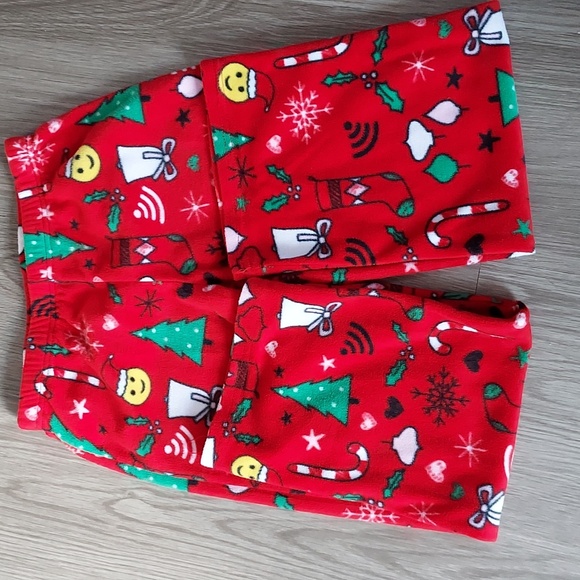 Joe Boxer medium (7/8) winter pajamas w/trees candy canes snowflakes bottoms - Picture 1 of 5